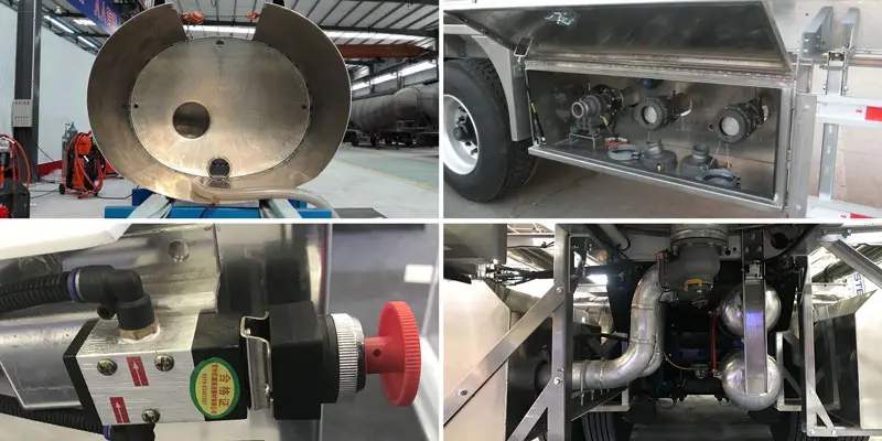 Semi-remorque de réservoir de carburant à 2 essieux 2 Axle Fuel Tank Semi Trailer