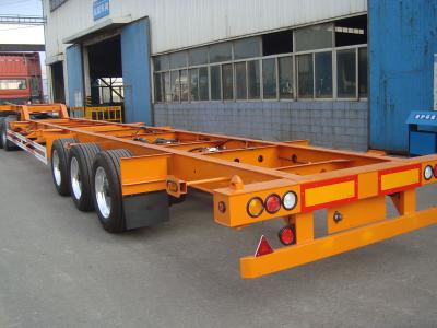 Remorque à châssis de conteneur
