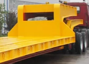 Semirremolque de plataforma baja de 3 ejes 3 Axle Lowbed Semi Trailer