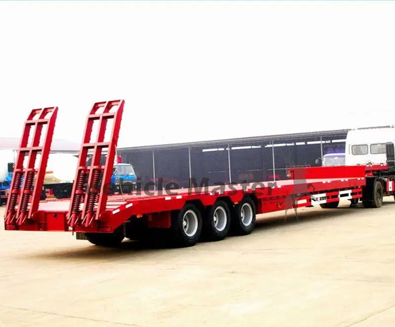Caminhão Reboque Rebaixado Lowbed Truck Trailer