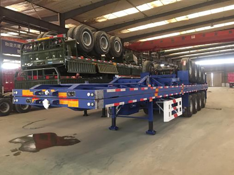 Бортовые прицепы-контейнеровозы Flatbed Container Trailers