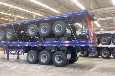 Remorque porte-conteneurs de 20 pieds