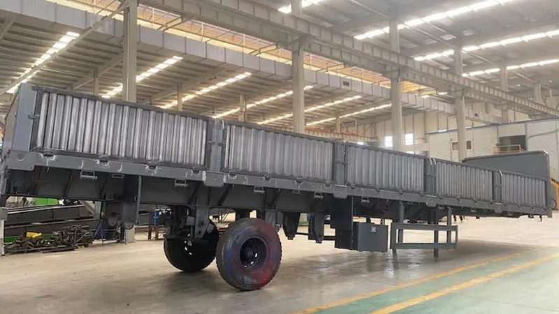 Semi-remorque de fret à paroi latérale Side Wall Cargo Semi Trailer