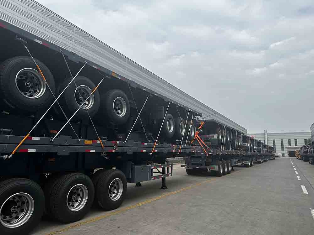 Remolque de plataforma plana de 53 pies Flatbed 53 ft Trailer