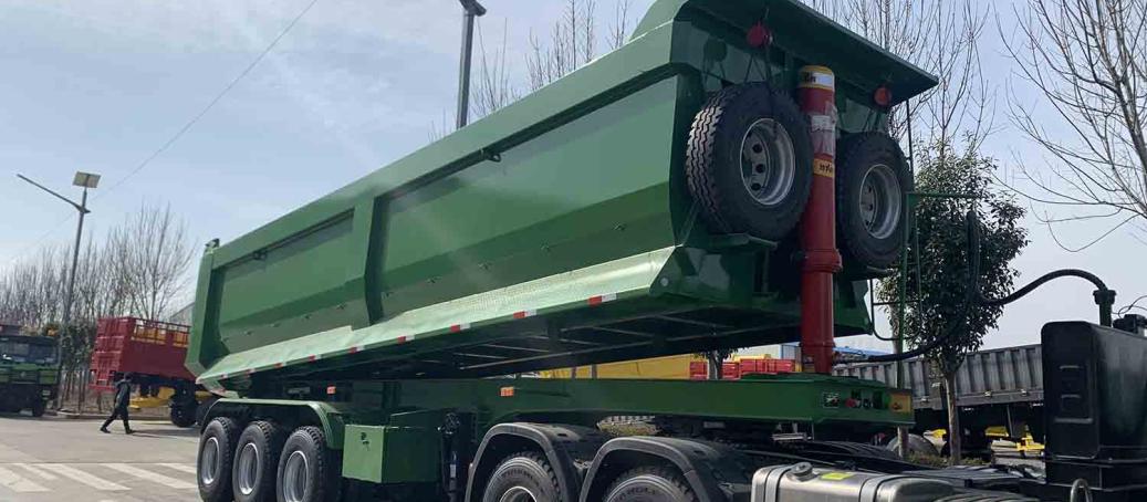 Special offer for rear dump semi trailer, only these two units, great discount!