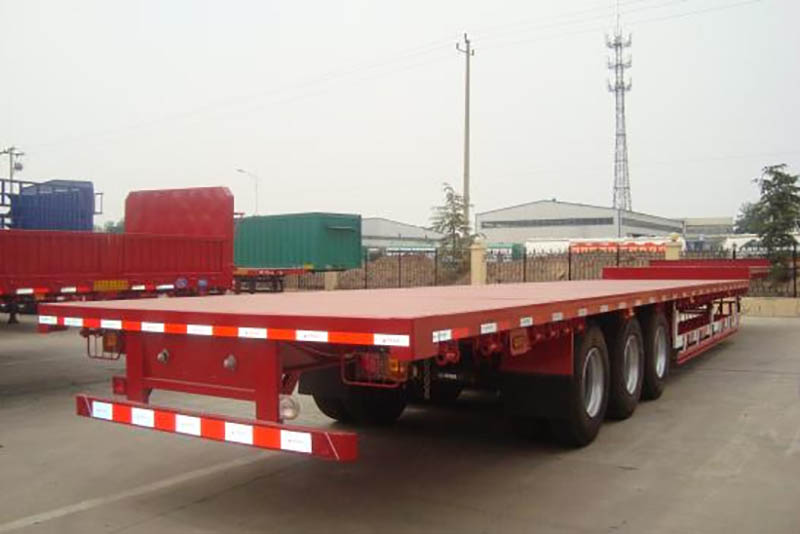 Reboque plataforma de 50 toneladas 50 ton Flatbed Trailer