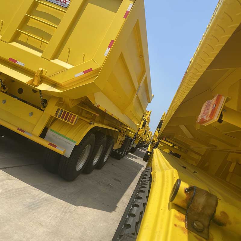 Remorque à benne basculante à vendre Dump Tipper Trailer For Sale