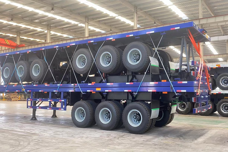 Бортовые прицепы 40 футов Flatbed Trailers 40ft