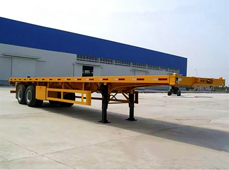 Remolque de plataforma de 2 ejes 2 axle Flatbed Trailer