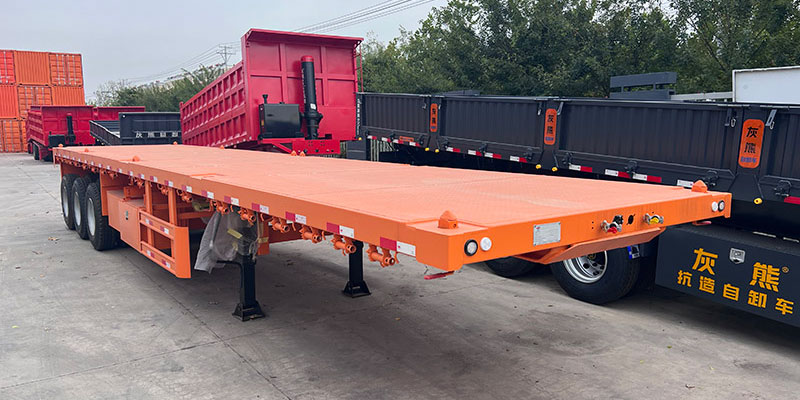 3-х осный бортовой полуприцеп 3 Axle Flatbed Semi Trailer