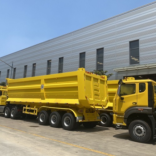 Remorque à benne basculante End Dump Trailer