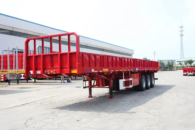Semi-remorque de fret à paroi latérale Side Wall Cargo Semi Trailer