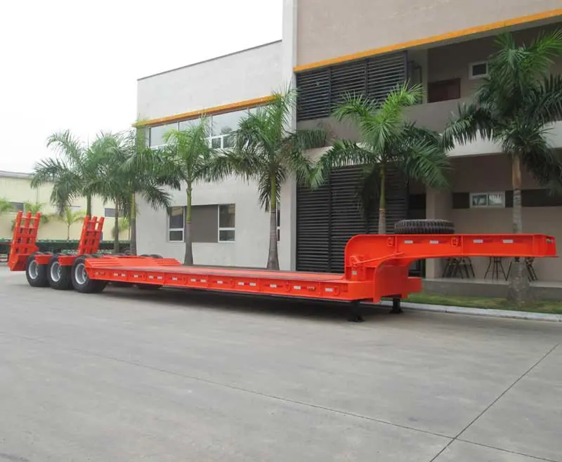 Caminhão Reboque Rebaixado Lowbed Truck Trailer