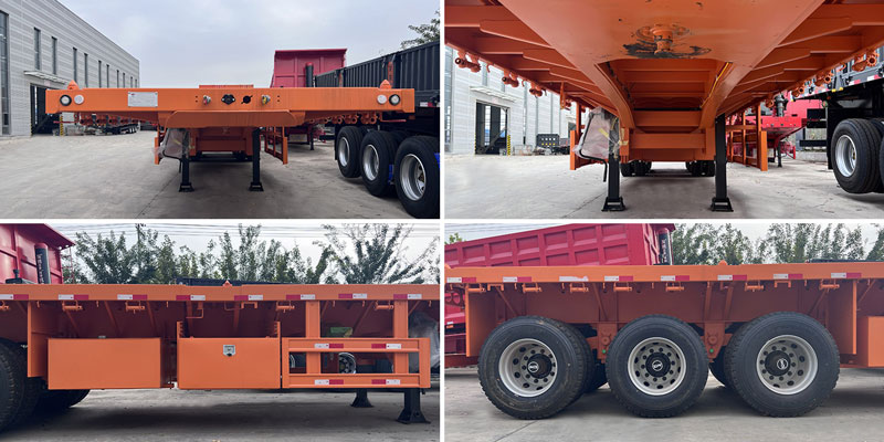 3-осный бортовой полуприцеп 3 Axle Flatbed Semi Traile