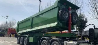Special offer for rear dump semi trailer, only these two units, great discount!