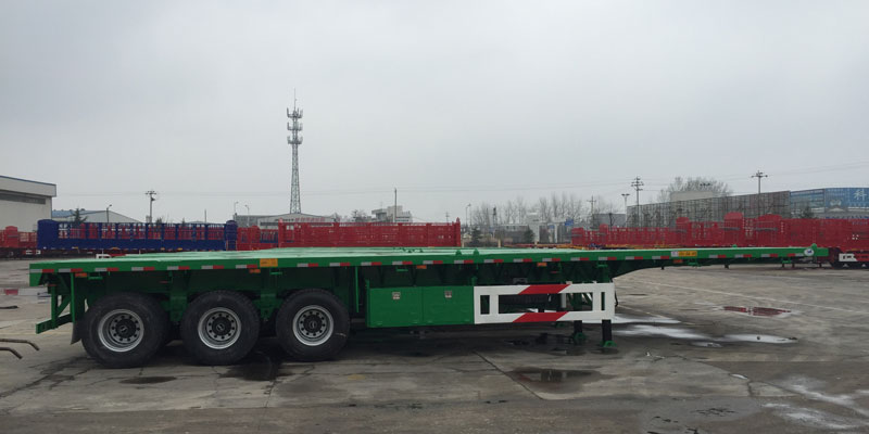 Продажа бортового полуприцепа Flatbed Semi Trailer for Sale