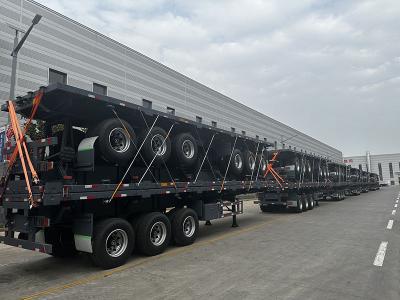 Remolque de camión de plataforma