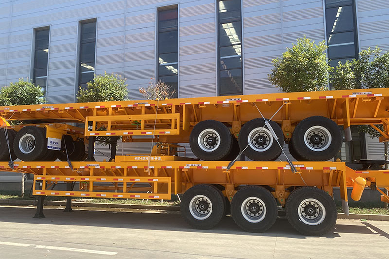 Remorque de camion porte-conteneurs Container Truck Trailer