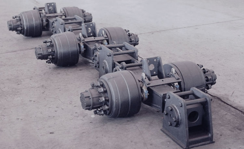Многоосная подвеска грузового прицепа Truck Trailer Multi-Axle Suspension