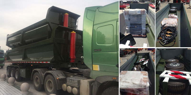 Rear Tipper Semi Trailer Rear Tipper Semi Trailer