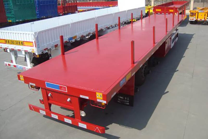 Reboque plataforma de 50 toneladas 50 ton Flatbed Trailer