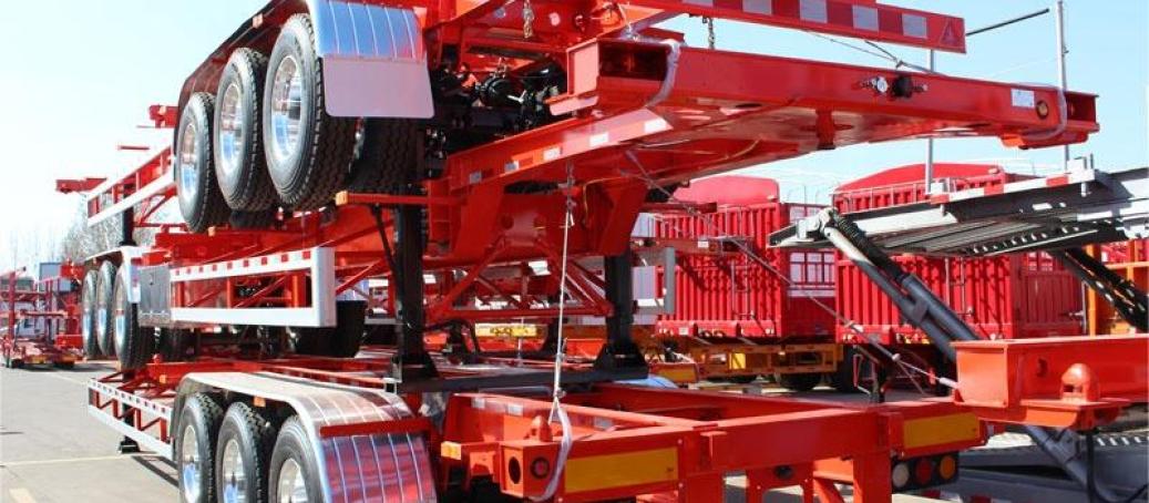 skeleton semi trailers