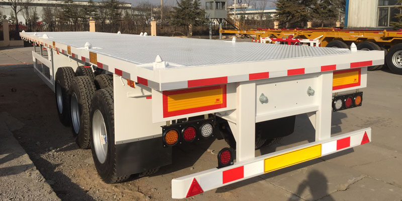 Remorque à plateau à 3 essieux 3 Axle Flatbed Trailer